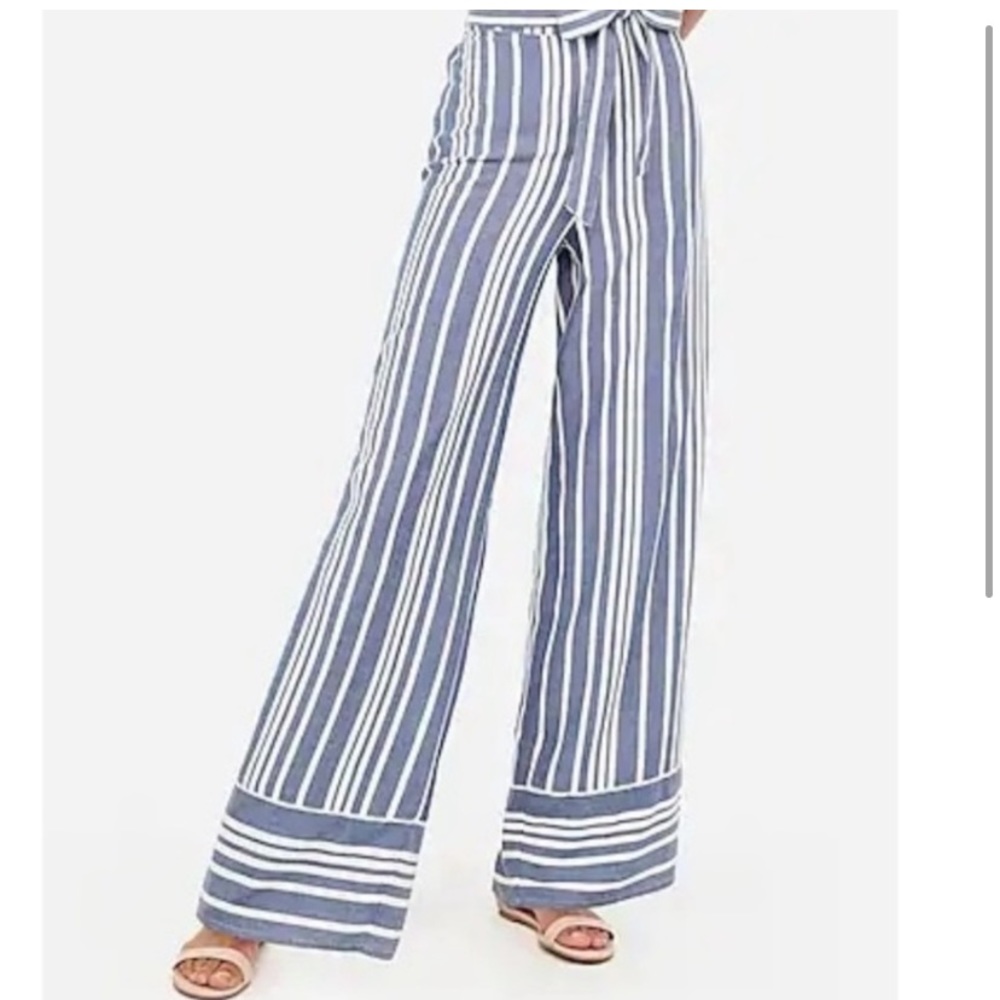NWT Express High Waisted Wide Leg Pant